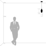 803021 Подвес PENTOLA 1х25W G9 ХРОМ/ПРОЗРАЧНЫЙ — изображение 2