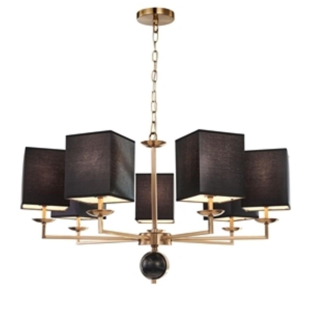 2822-7P, подвесная люстра, D790xH455/1520(H560/1625), 7xE14x40W, excluded — изображение 1