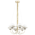 803263 Люстра GLOBO 6х40W E14 ШАМПАНЬ/БЕЛЫЙ