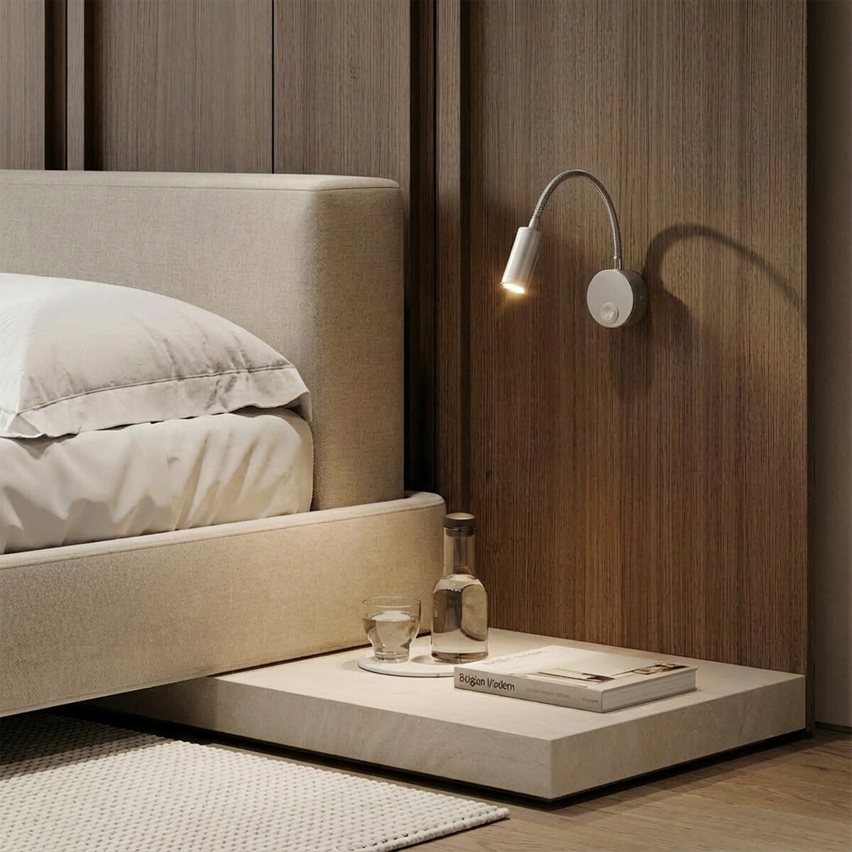 200244 Бра OMEGA LED 3W 155LM G АЛЮМИНИЙ 4000K — изображение 2