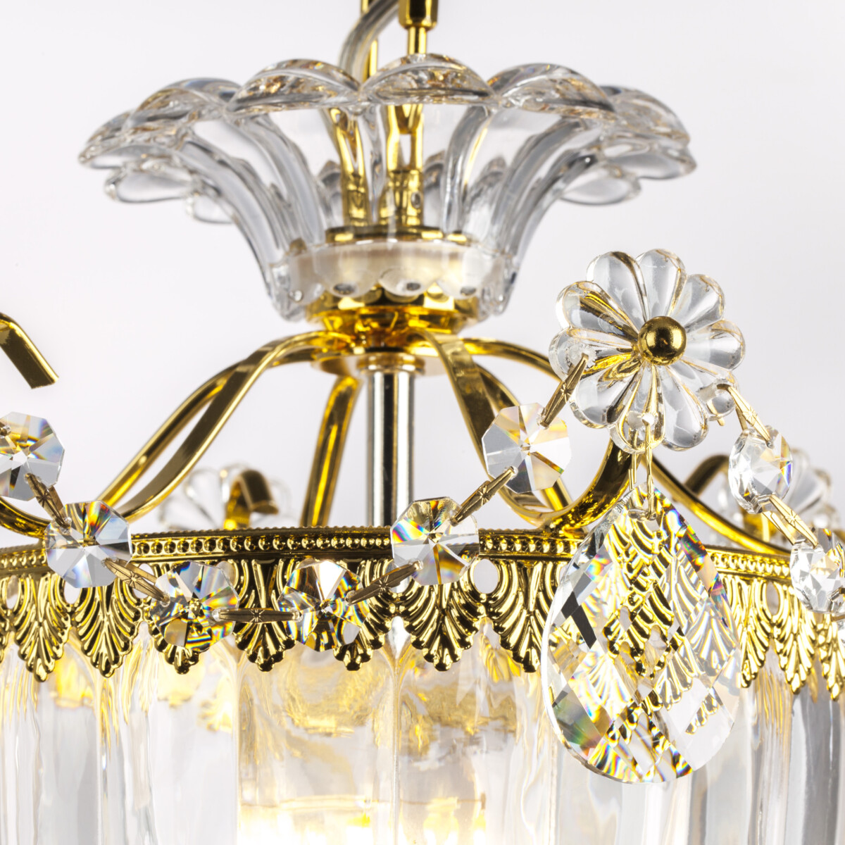 790032 Люстра SCHON 3x60W E14 ЗОЛОТО — изображение 3