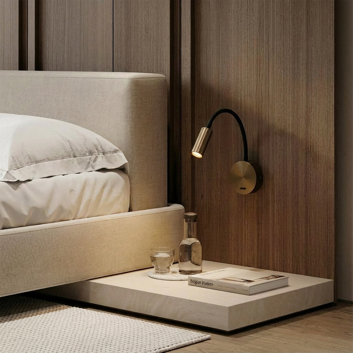 200431 Бра OMEGA LED 3W 277LM COB G БРОНЗА 3000K — изображение 5