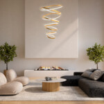 736483 Люстра ROTONDA 293W LED 8471LM 120G ЗОЛОТО 3000K — изображение 7