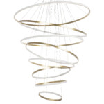 736483 Люстра ROTONDA 293W LED 8471LM 120G ЗОЛОТО 3000K — изображение 4