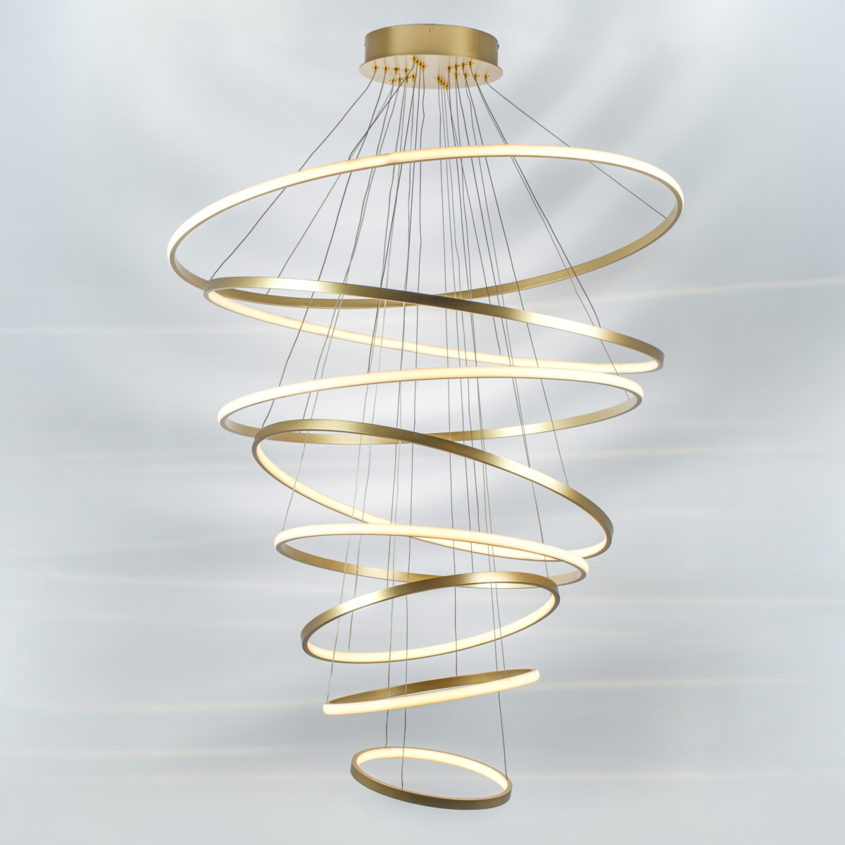 736483 Люстра ROTONDA 293W LED 8471LM 120G ЗОЛОТО 3000K — изображение 9