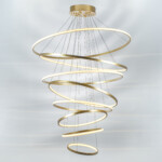 736483 Люстра ROTONDA 293W LED 8471LM 120G ЗОЛОТО 3000K — изображение 9