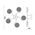 Escada 10273/5 LED*60W Champagne gold — изображение 4
