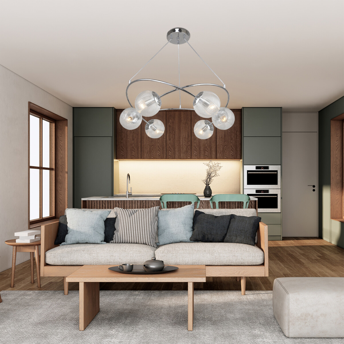 Escada 1110/6PL E14*40W Chrome — изображение 3