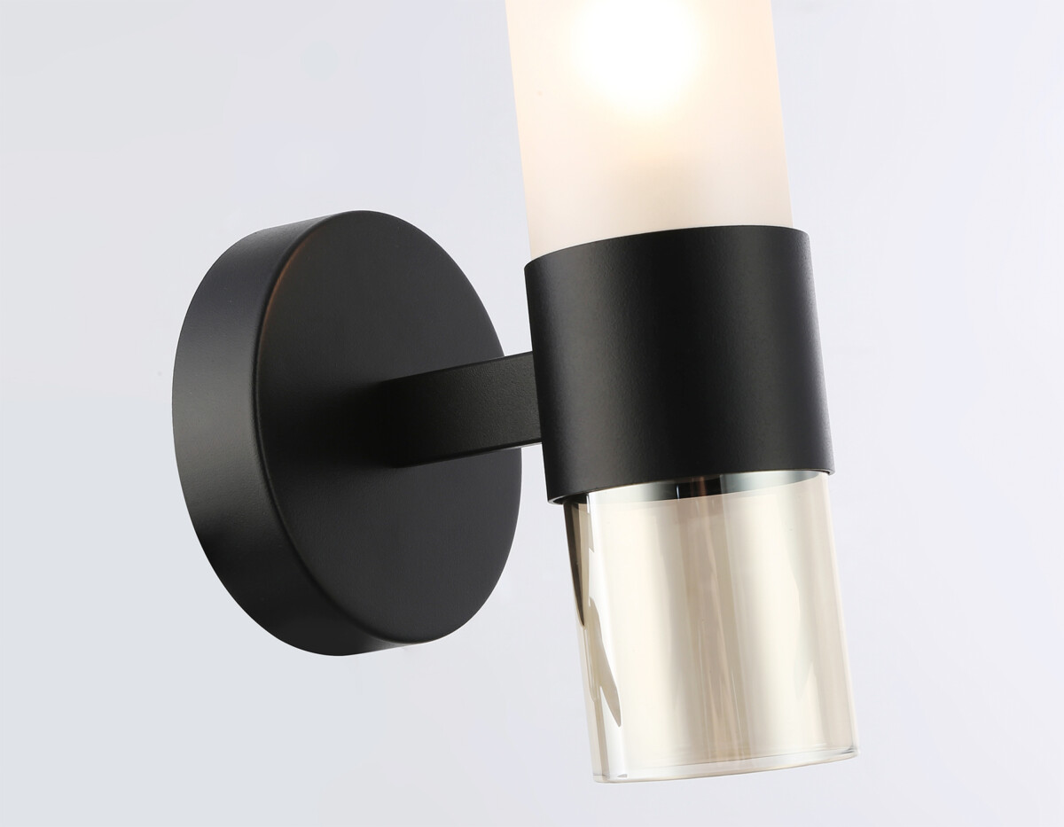 LH55106 BK/FR/TI черный/белый матовый/янтарь E14 max 40W 130*100*225 — изображение 6