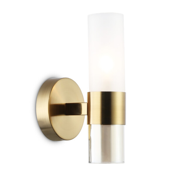 LH55116 BS/FR/TI латунь/белый матовый/янтарь E14 max 40W 130*100*225