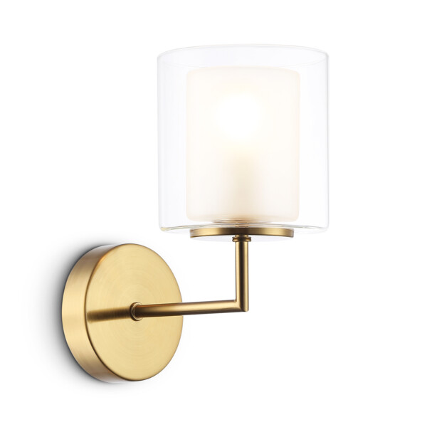 LH56015 BS/FR латунь/белый матовый E14 max 40W 190*120*220