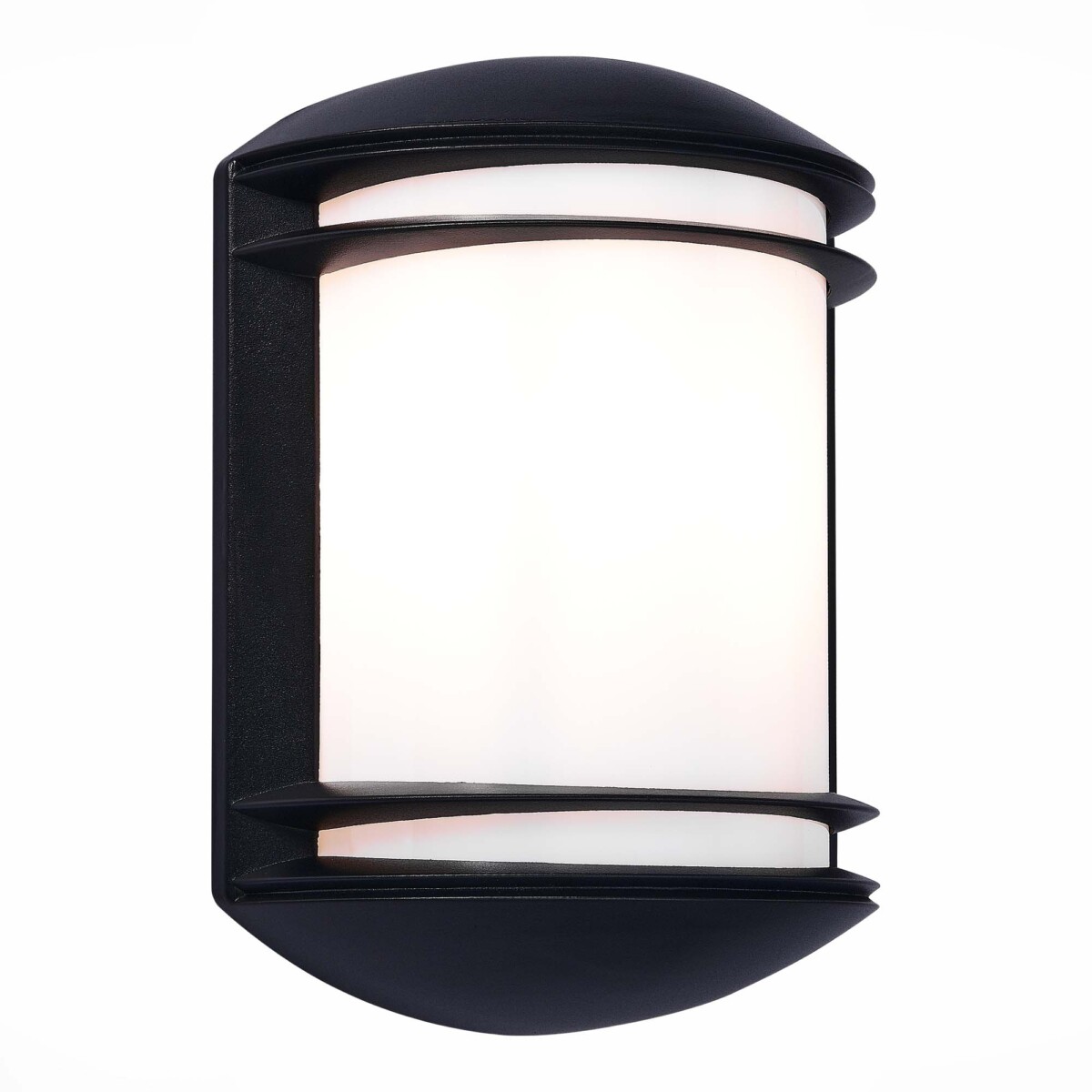 в наличии SL076.401.01 Светильник уличный настенный ST-Luce Черный/Белый E27 1*60W AGIO - купить в интернет-магазине Светильники Торг
