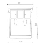 в наличии SL079.401.02 Светильник уличный настенный ST-Luce Темный кофе/Прозрачное кракелированное стекло E14 GLAZGO - купить в интернет-магазине Светильники Торг