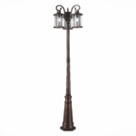 SL080.425.03 Светильник уличный наземный ST-Luce Темный кофе/Прозрачный, Темный кофе E27 3*100W LASTERO