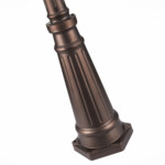 SL080.425.03 Светильник уличный наземный ST-Luce Темный кофе/Прозрачный, Темный кофе E27 3*100W LASTERO — изображение 5