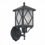 SL084.401.01 Светильник уличный настенный ST-Luce Черный/Черный, Прозрачный E27 1*60W LORNE — изображение 2