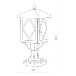 SL084.403.01 Светильник уличный подвесной ST-Luce Черный/Черный, Прозрачный E27 1*60W LORNE — изображение 4