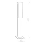 SL096.405.02 Светильник уличный наземный ST-Luce Черный/Белый LED 1*6W 4000K POSTO — изображение 4