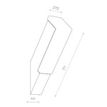 SL096.411.02 Светильник уличный настенный ST-Luce Черный/Белый LED 1*6W 4000K POSTO — изображение 4