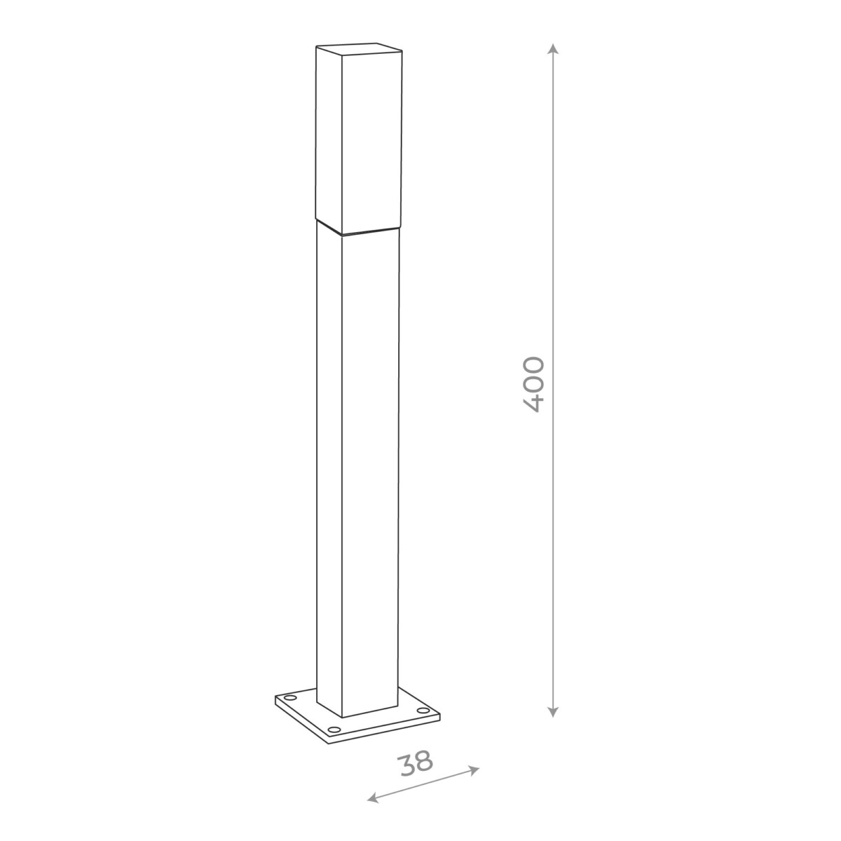 SL101.405.01 Светильник уличный наземный ST-Luce Черный/Белый LED 1*3W 4000K VIVO — изображение 2