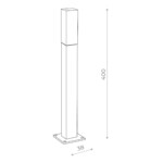 SL101.405.01 Светильник уличный наземный ST-Luce Черный/Белый LED 1*3W 4000K VIVO — изображение 2