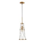 SL1016.203.01 Светильник подвесной ST-Luce Золотистый/Золотистый, Прозрачный E27 1*60W NARRIO — изображение 2