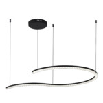 SL1018.403.01 Светильник подвесной ST-Luce черный/прозрачный LED 1*65W 4000K EUCLIDICS — изображение 3