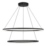 SL1018.403.02 Светильник подвесной ST-Luce черный/прозрачный LED 1*96W 4000K EUCLIDICS — изображение 3