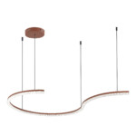 SL1018.603.01 Светильник подвесной ST-Luce терракотовый/прозрачный LED 1*65W 4000K EUCLIDICS — изображение 3