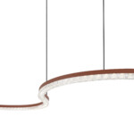 SL1018.603.01 Светильник подвесной ST-Luce терракотовый/прозрачный LED 1*65W 4000K EUCLIDICS — изображение 5