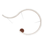 SL1018.603.01 Светильник подвесной ST-Luce терракотовый/прозрачный LED 1*65W 4000K EUCLIDICS — изображение 6