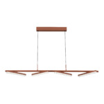 SL1018.603.04 Светильник подвесной ST-Luce терракотовый/прозрачный LED 1*32W 4000K EUCLIDICS