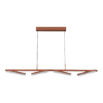 SL1018.603.04 Светильник подвесной ST-Luce терракотовый/прозрачный LED 1*32W 4000K EUCLIDICS — изображение 2