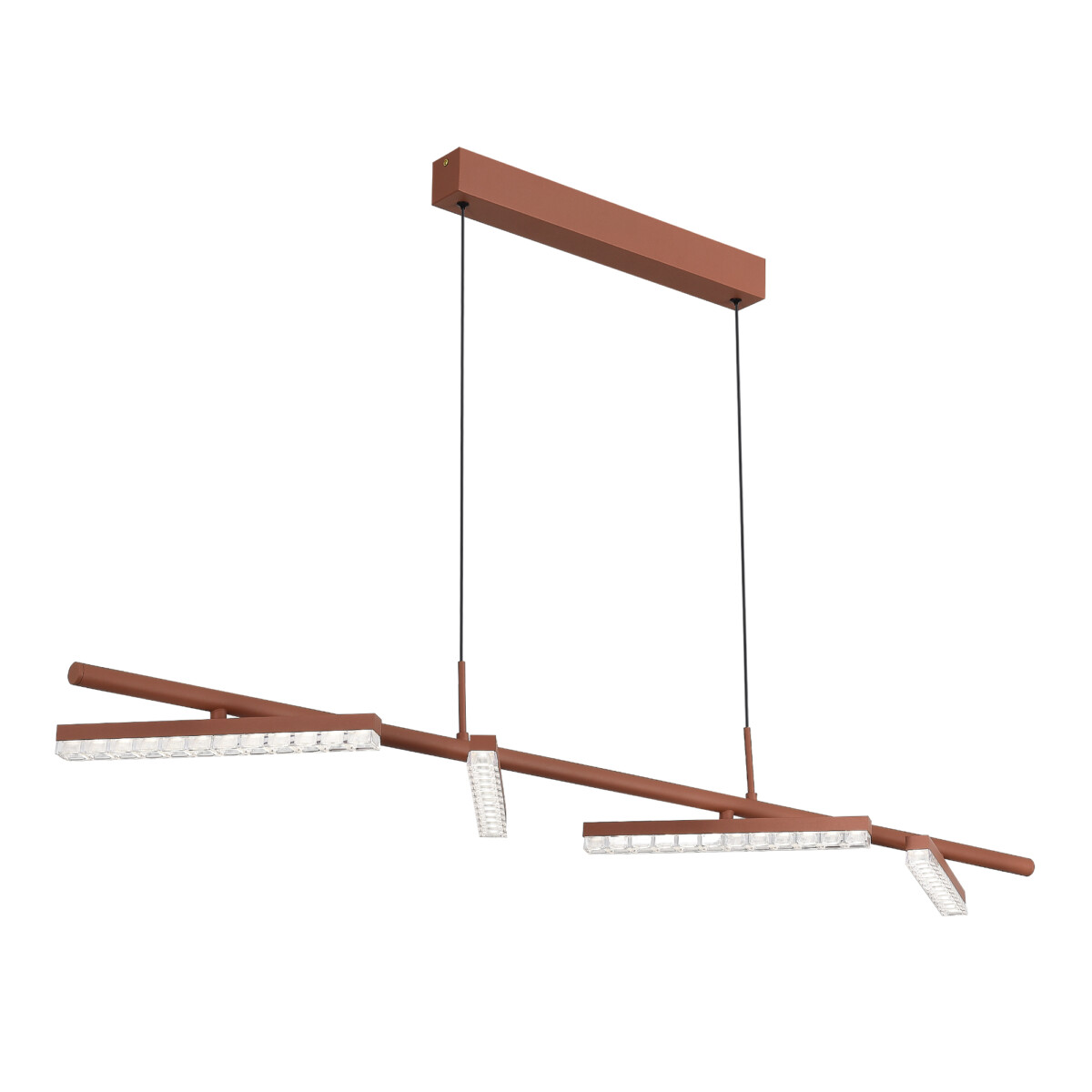 SL1018.603.04 Светильник подвесной ST-Luce терракотовый/прозрачный LED 1*32W 4000K EUCLIDICS — изображение 3