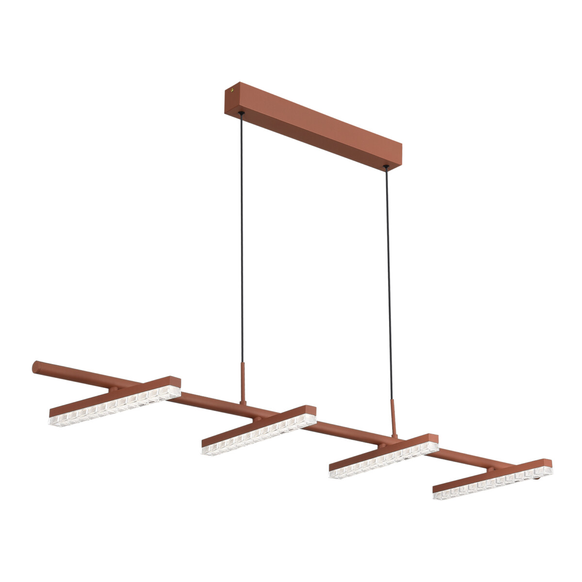 SL1018.603.04 Светильник подвесной ST-Luce терракотовый/прозрачный LED 1*32W 4000K EUCLIDICS — изображение 4