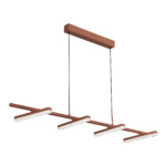 SL1018.603.04 Светильник подвесной ST-Luce терракотовый/прозрачный LED 1*32W 4000K EUCLIDICS — изображение 4