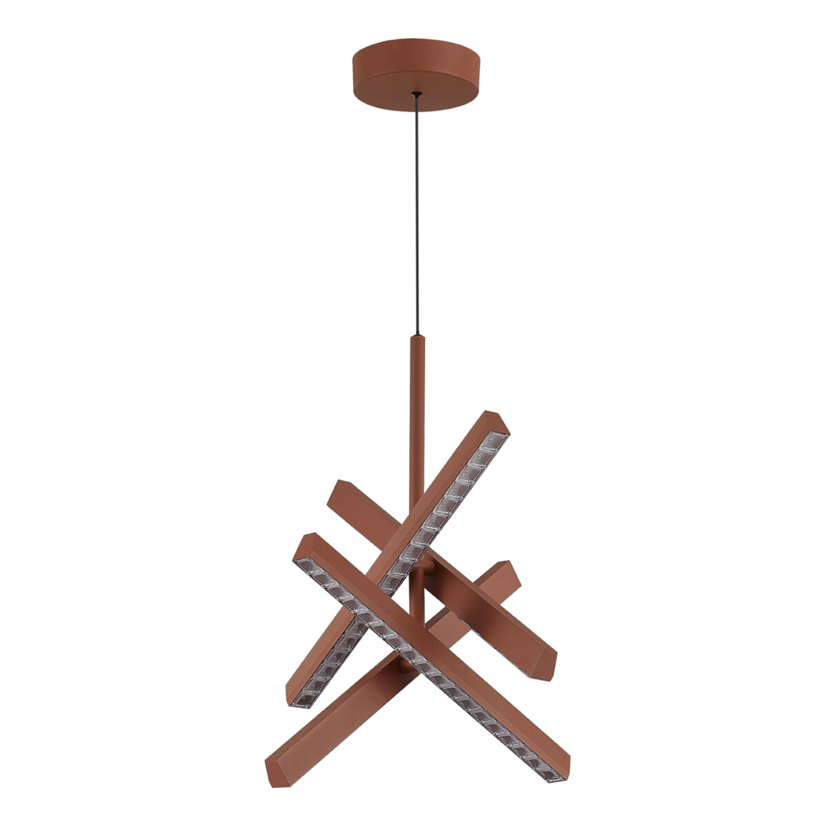 SL1018.613.04 Светильник подвесной ST-Luce терракотовый/прозрачный LED 1*43W 4000K EUCLIDICS — изображение 2