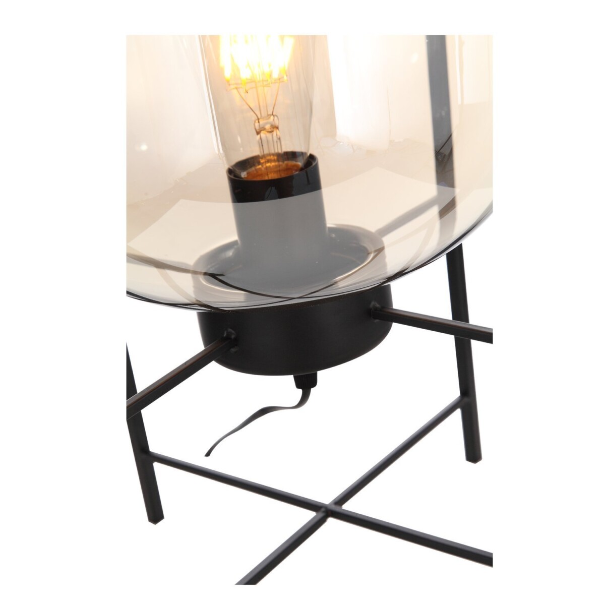 SL1050.505.01 Прикроватная лампа ST-Luce Черный/Коньячный E27 1*40W (из 2-х коробок) BURASCA — изображение 3