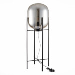 SL1050.725.01 Торшер ST-Luce Черный/Дымчатый E27 1*40W (из 2-х коробок) BURASCA — изображение 2