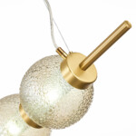 SL1155.313.03 Светильник подвесной ST-Luce Латунь/Коньячный E14 3*40W MARENA — изображение 4