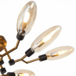 SL1174.302.08 Люстра потолочная ST-Luce Латунь/Коньячный G9 8*5W DESIMA — изображение 3