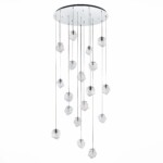 SL1175.103.18 Светильник подвесной ST-Luce Хром/Прозрачный E14 18*40W PORTICI — изображение 2