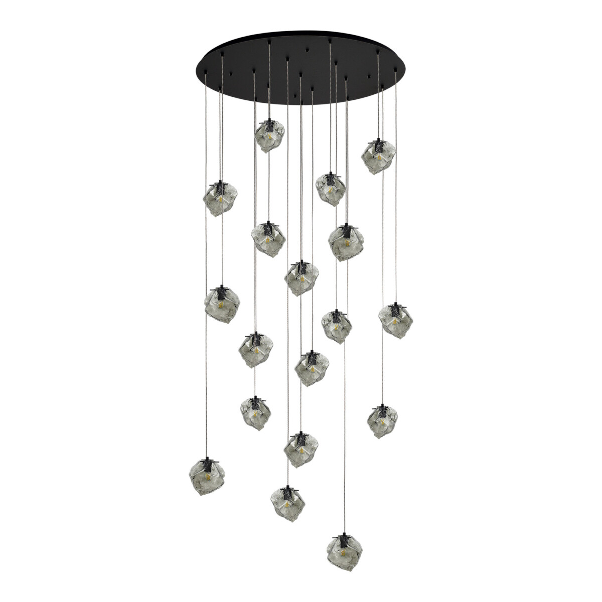 SL1175.403.18 Светильник подвесной ST-Luce Черный/Серо-зеленый E14 18*40W PORTICI — изображение 2