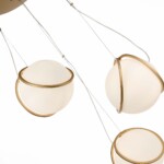 SL1181.353.03 Светильник подвесной ST-Luce Латунь/Латунь, Белый E27 3*40W ACERRA — изображение 3