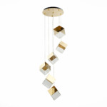 SL1182.203.06 Светильник подвесной ST-Luce Золотистый/Прозрачный, Золотистый G9 6*5W RIELLO — изображение 2