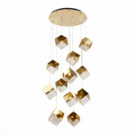 SL1182.203.12 Светильник подвесной ST-Luce Золотистый/Прозрачный, Золотистый G9 12*5W RIELLO