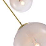 SL1190.203.03 Светильник подвесной ST-Luce Золотистый/Прозрачно-белый E27 3*60W CASSIUS — изображение 3