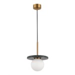 SL1191.363.01 Светильник подвесной ST-Luce Латунь/Латунь, Зеленый G9 LED 1*5W 4000K NEBULA — изображение 2