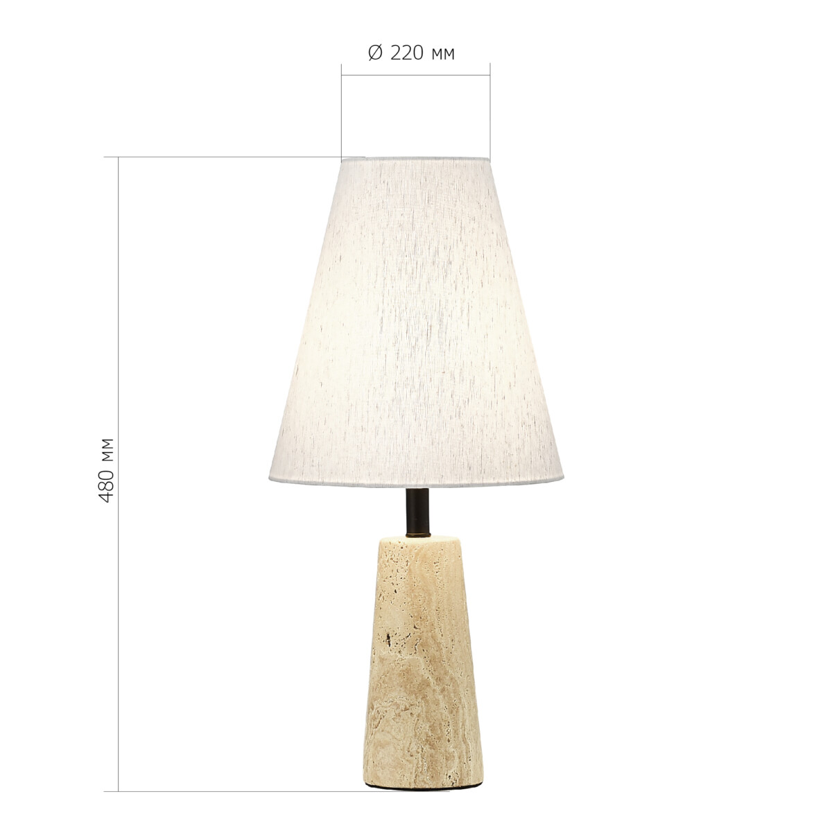 SL1194.404.01 Прикроватная лампа ST-Luce Черный/Бежевый E27 1*60W EARTHY — изображение 4