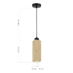 SL1194.413.01 Светильник подвесной ST-Luce Черный/Бежевый GU10 1*5W 4000K EARTHY — изображение 4